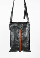 PRADA SS 2008 LEATHER BELTED CROSSBODY BAG