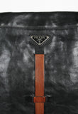 PRADA SS 2008 LEATHER BELTED CROSSBODY BAG