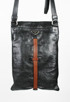 PRADA SS 2008 LEATHER BELTED CROSSBODY BAG