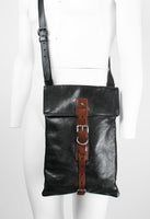 PRADA SS 2008 LEATHER BELTED CROSSBODY BAG