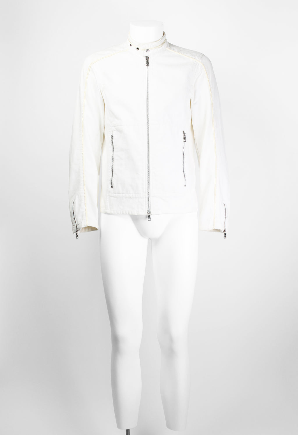 PRADA SS 2000 COTTON BIKER JACKET