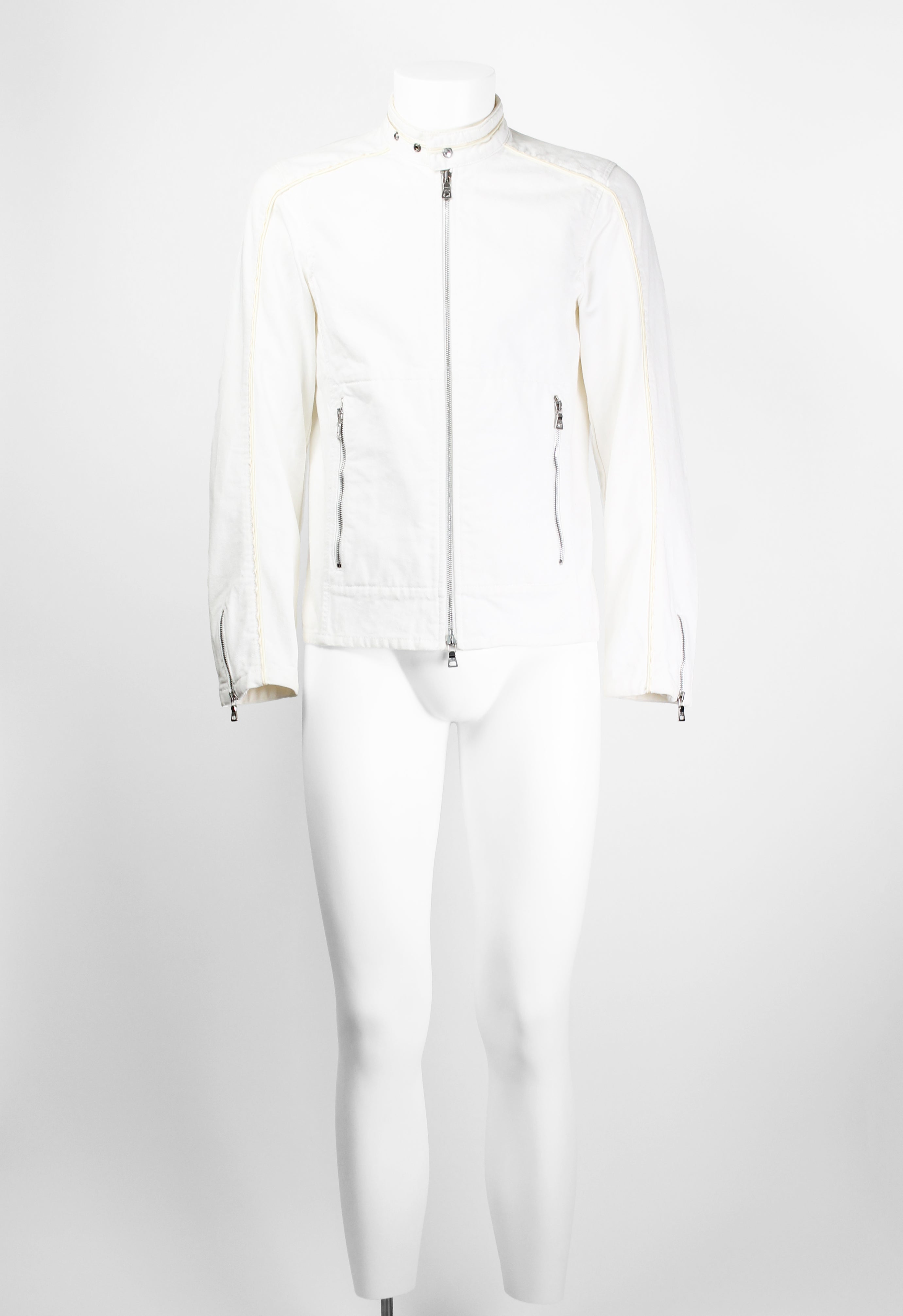 PRADA SS 2000 COTTON BIKER JACKET