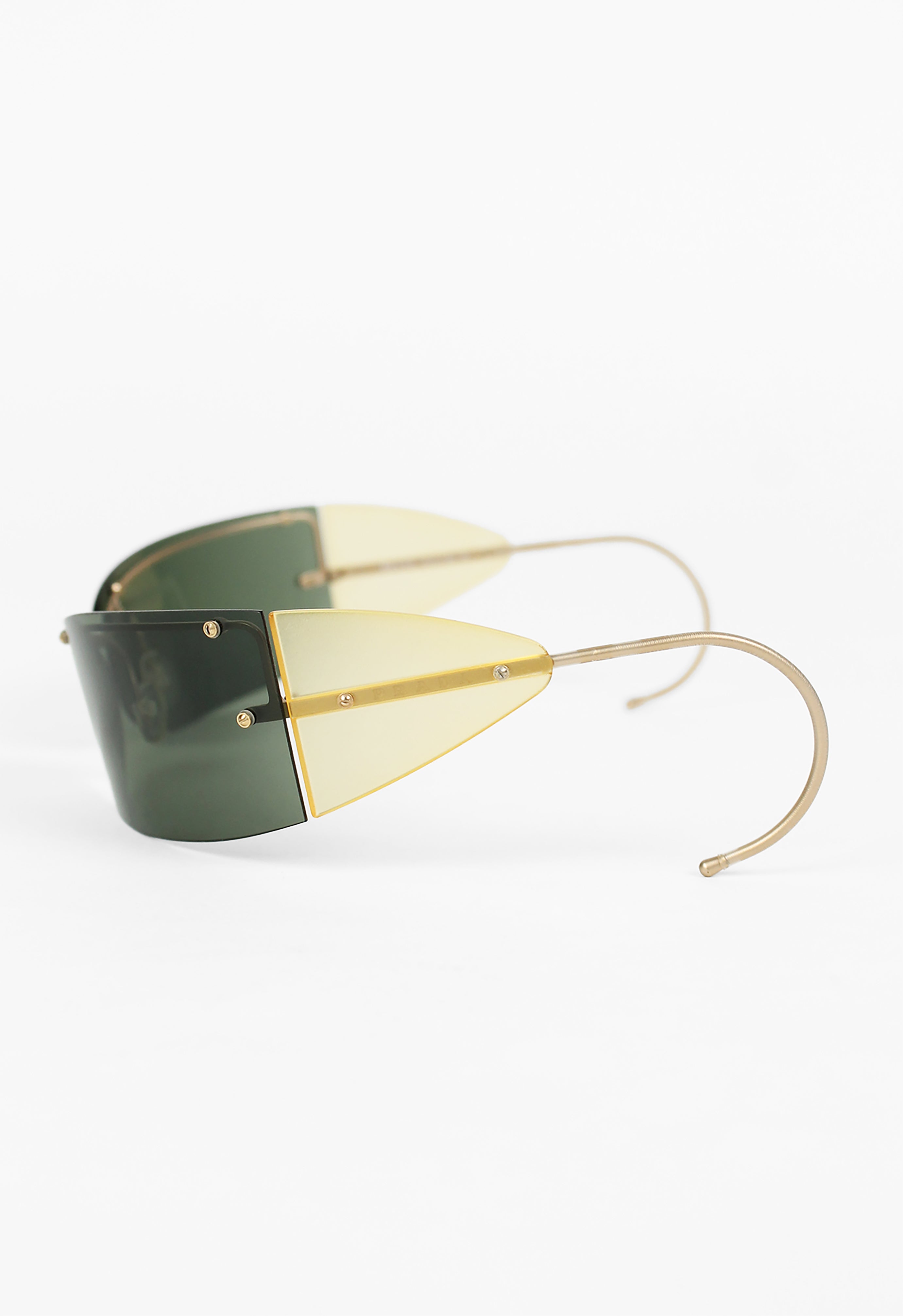 PRADA FW 2001 FUTURISTIC SHIELD SUNGLASSES – THE 543