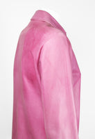 PRADA PINK LEATHER SHIRT