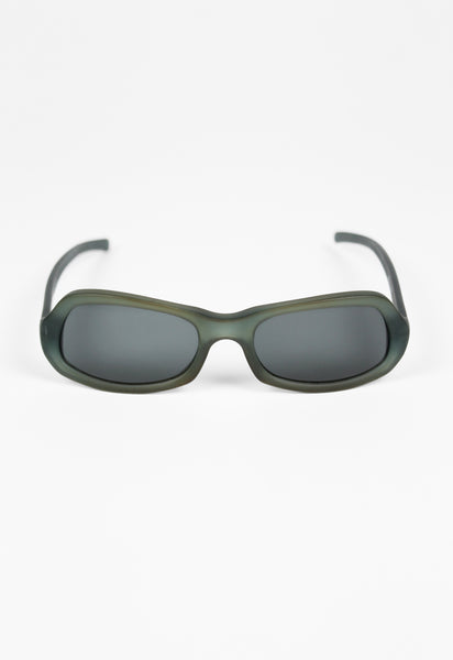 PRADA SS 2000 GREEN FROSTED SUNGLASSES