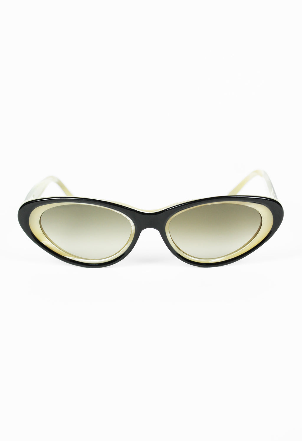 PRADA SS 2001 HORN-EFFECT CAT EYE SUNGLASSES