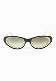 PRADA SS 2001 HORN-EFFECT CAT EYE SUNGLASSES