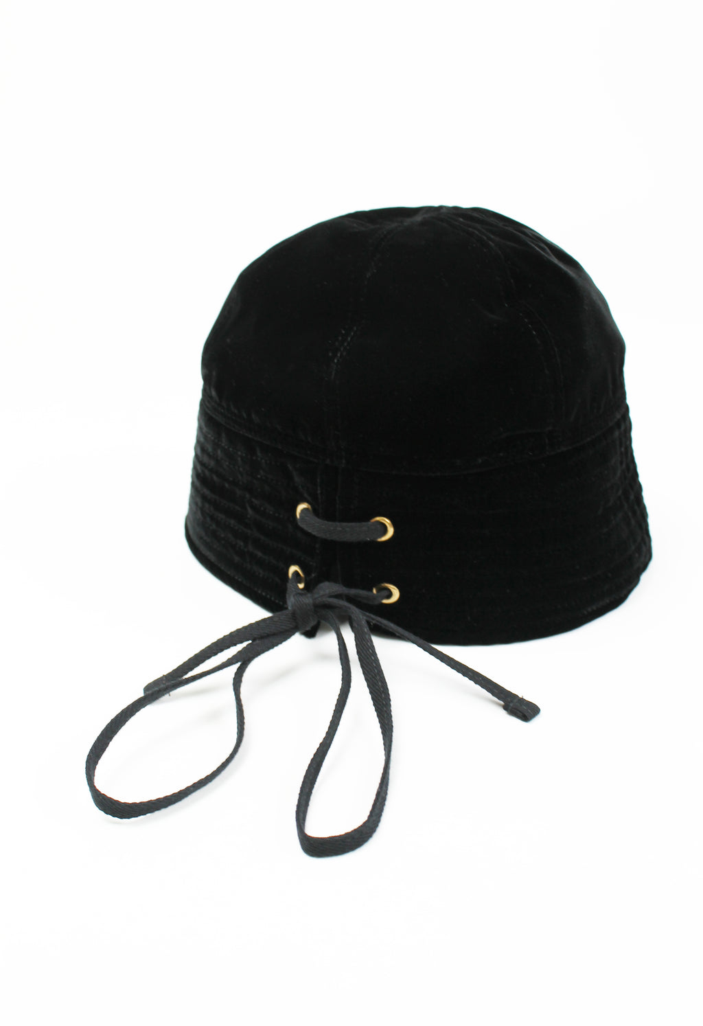 PRADA FW 2016 VELVET SAILOR HAT