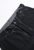 PRADA FW 2018 OVERDYED WOOL TROUSERS
