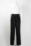 PRADA FW 2018 OVERDYED WOOL TROUSERS