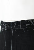 PRADA FW 2018 OVERDYED WOOL TROUSERS