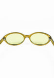 ROMEO GIGLI 1990'S METALLIC BLUE SUNGLASSES