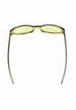 ROMEO GIGLI 1990'S METALLIC BLUE SUNGLASSES