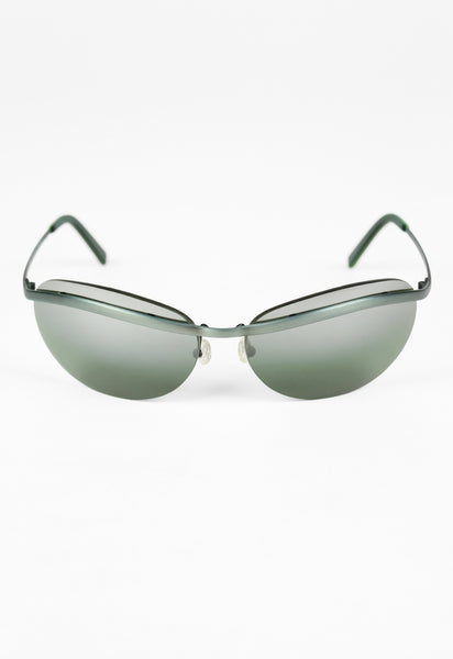 ROMEO GIGLI FW 2001 GREEN SUSPENDED SUNGLASSES