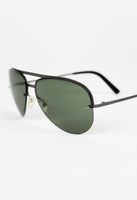 ROMEO GIGLI 2000'S GREEN AVIATOR SUNGLASSES