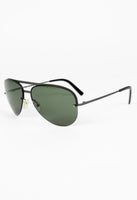 ROMEO GIGLI 2000'S GREEN AVIATOR SUNGLASSES