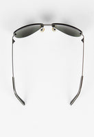 ROMEO GIGLI 2000'S GREEN AVIATOR SUNGLASSES