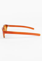 ROMEO GIGLI 1990'S METALLIC ORANGE SUNGLASSES