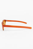 ROMEO GIGLI 1990'S METALLIC ORANGE SUNGLASSES