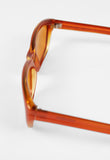 ROMEO GIGLI 1990'S METALLIC ORANGE SUNGLASSES