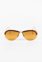 ROMEO GIGLI ORANGE AVIATOR SUNGLASSES