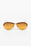 ROMEO GIGLI ORANGE AVIATOR SUNGLASSES