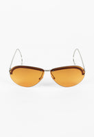 ROMEO GIGLI ORANGE AVIATOR SUNGLASSES