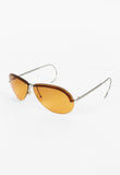 ROMEO GIGLI ORANGE AVIATOR SUNGLASSES