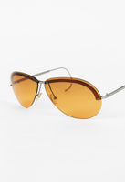 ROMEO GIGLI ORANGE AVIATOR SUNGLASSES