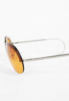 ROMEO GIGLI ORANGE AVIATOR SUNGLASSES