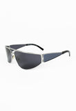 ROMEO GIGLI 1990'S EXTENDED LENS AVIATOR SUNGLASSES