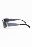ROMEO GIGLI 1990'S EXTENDED LENS AVIATOR SUNGLASSES