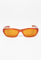 ROMEO GIGLI 1990'S METALLIC ORANGE SUNGLASSES