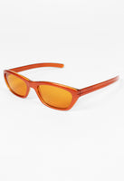 ROMEO GIGLI 1990'S METALLIC ORANGE SUNGLASSES