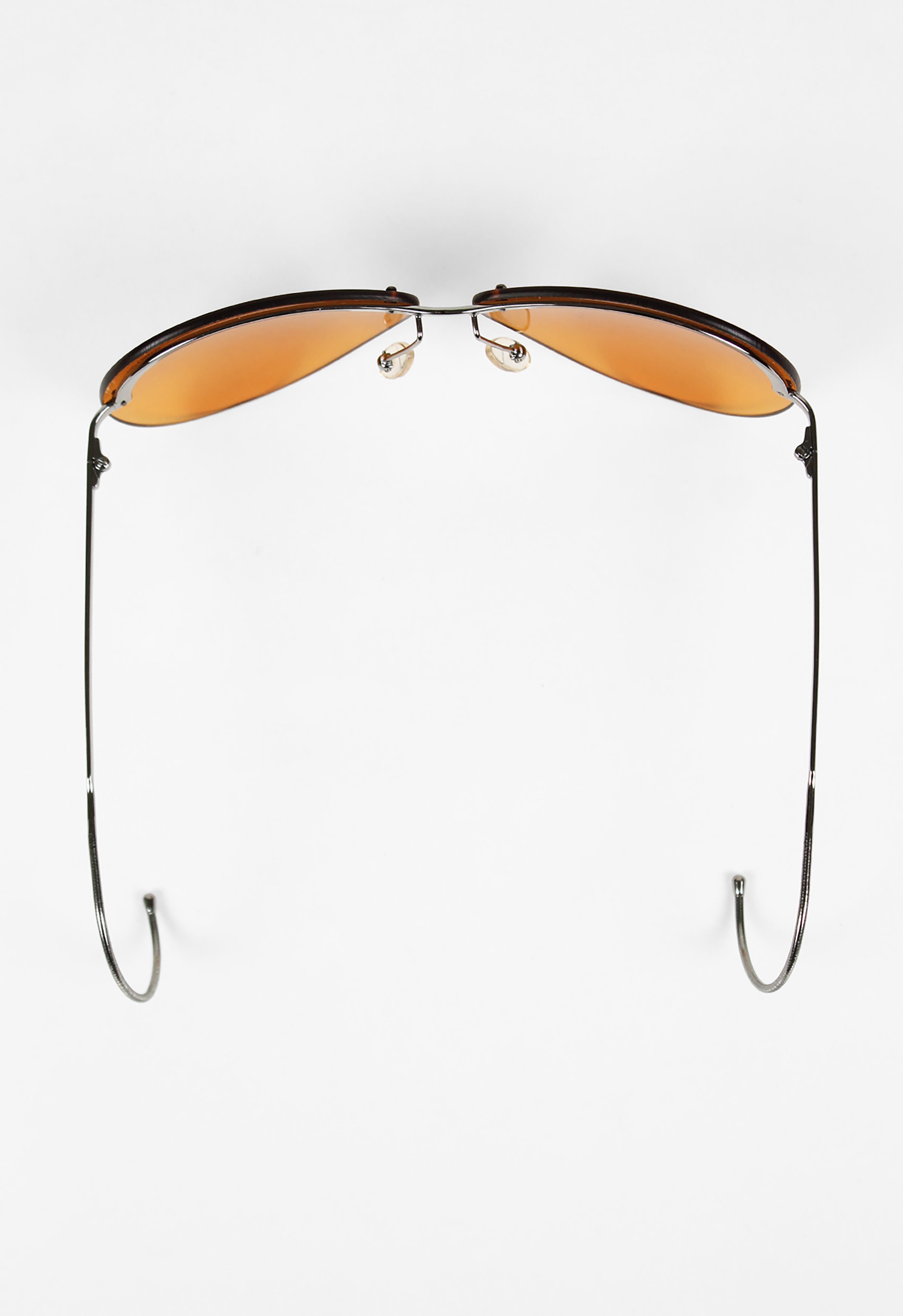 ROMEO GIGLI ORANGE AVIATOR SUNGLASSES