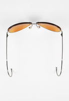 ROMEO GIGLI ORANGE AVIATOR SUNGLASSES