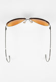 ROMEO GIGLI ORANGE AVIATOR SUNGLASSES