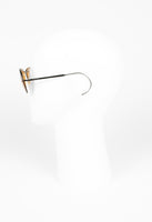 ROMEO GIGLI ORANGE AVIATOR SUNGLASSES
