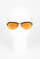 ROMEO GIGLI ORANGE AVIATOR SUNGLASSES