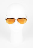 ROMEO GIGLI ORANGE AVIATOR SUNGLASSES