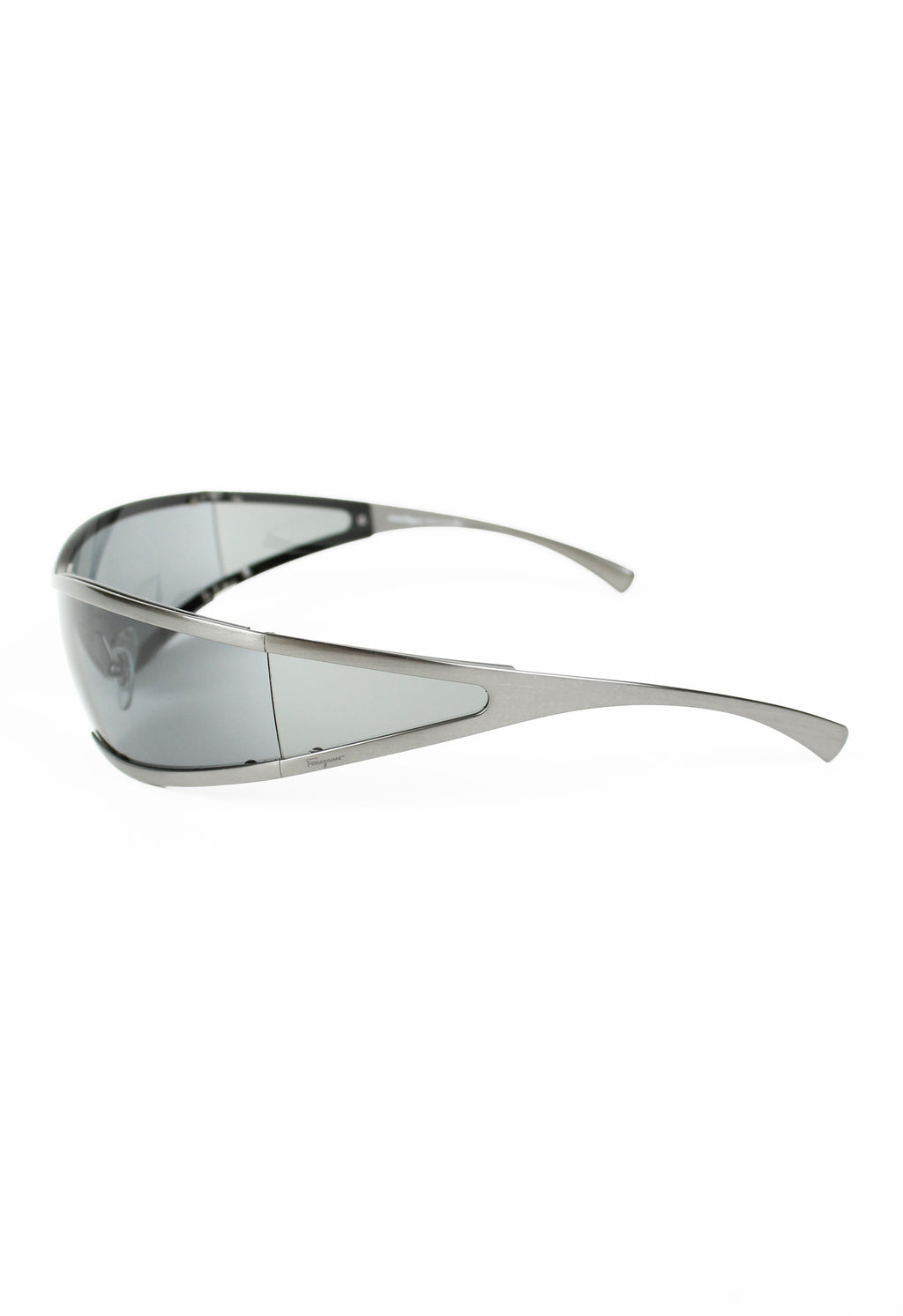 SALVATORE FERRAGAMO 2000'S FUTURISTIC WRAPAROUND SUNGLASSES