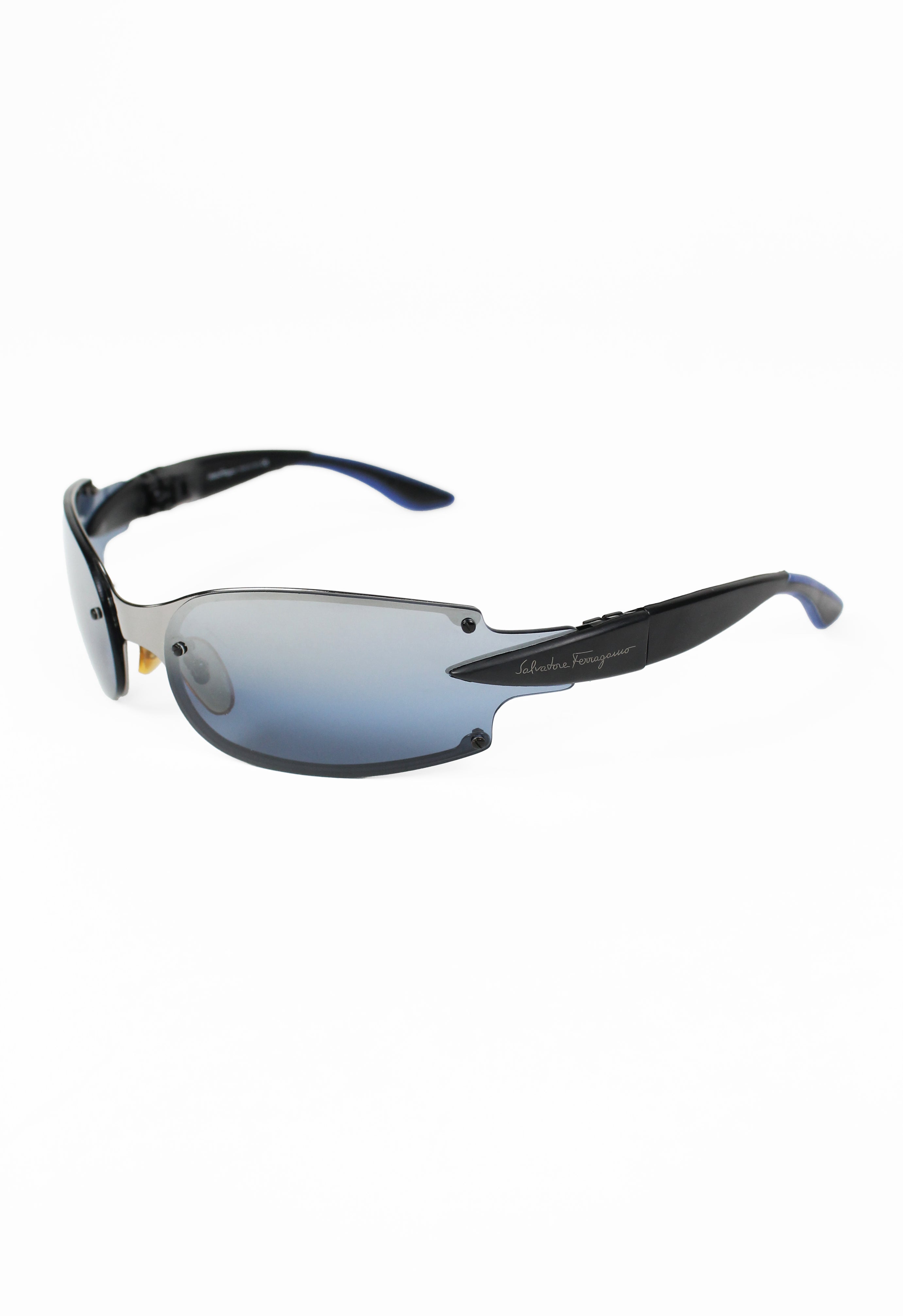 SALVATORE FERRAGAMO FW 2002 WRAPAROUND SPORT SUNGLASSES
