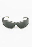 SALVATORE FERRAGAMO FUTURISTIC WRAPAROUND SUNGLASSES