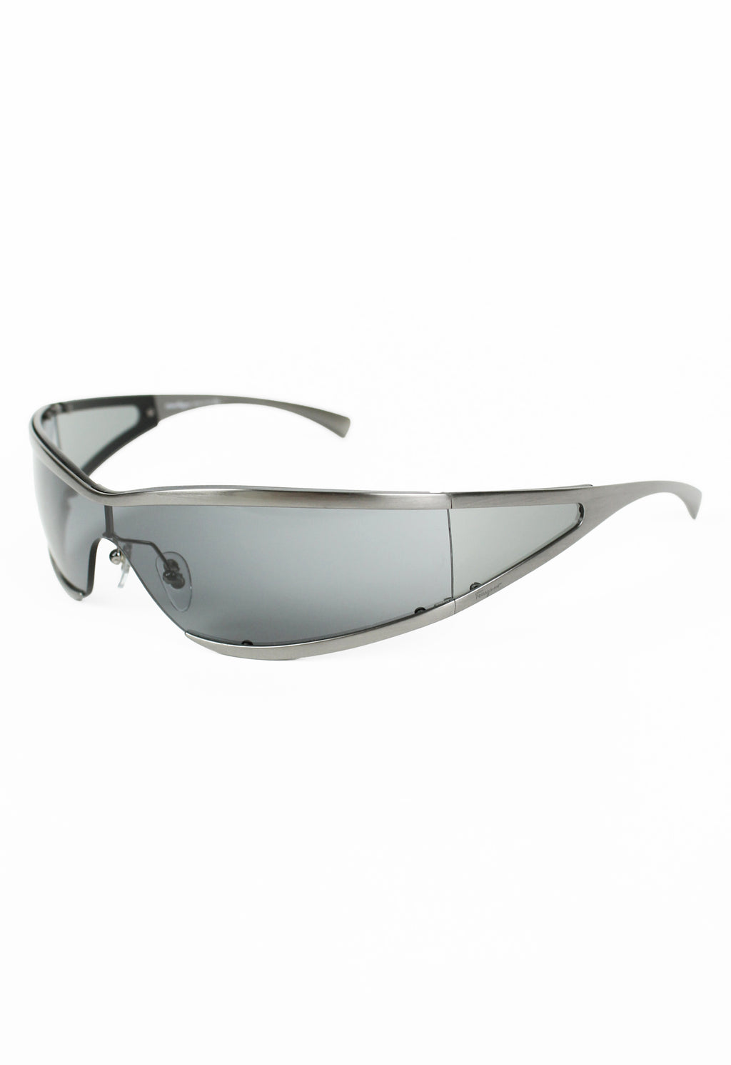SALVATORE FERRAGAMO 2000'S FUTURISTIC WRAPAROUND SUNGLASSES