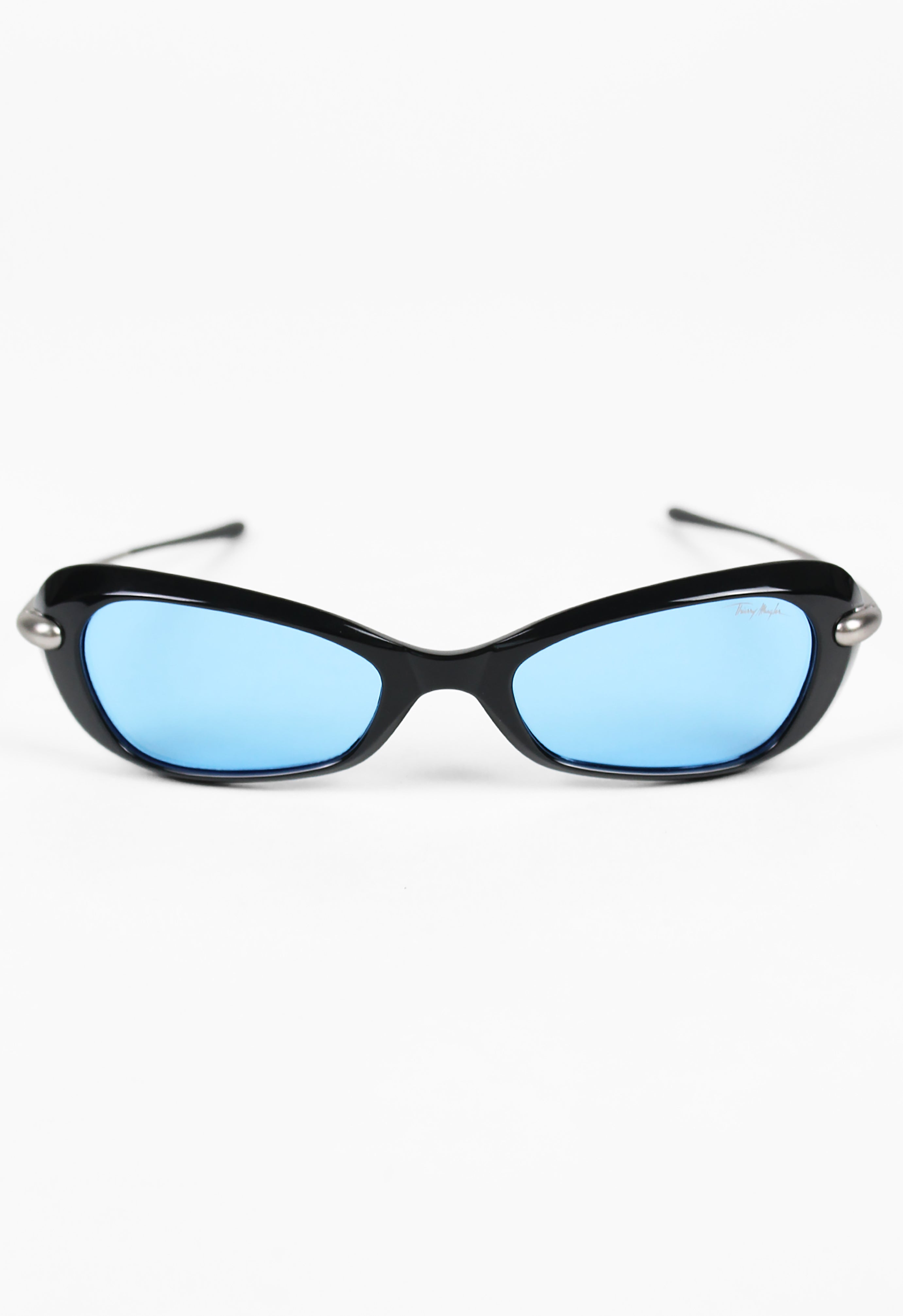 THIERRY MUGLER FW 2001 ANGULAR GOGGLE SUNGLASSES