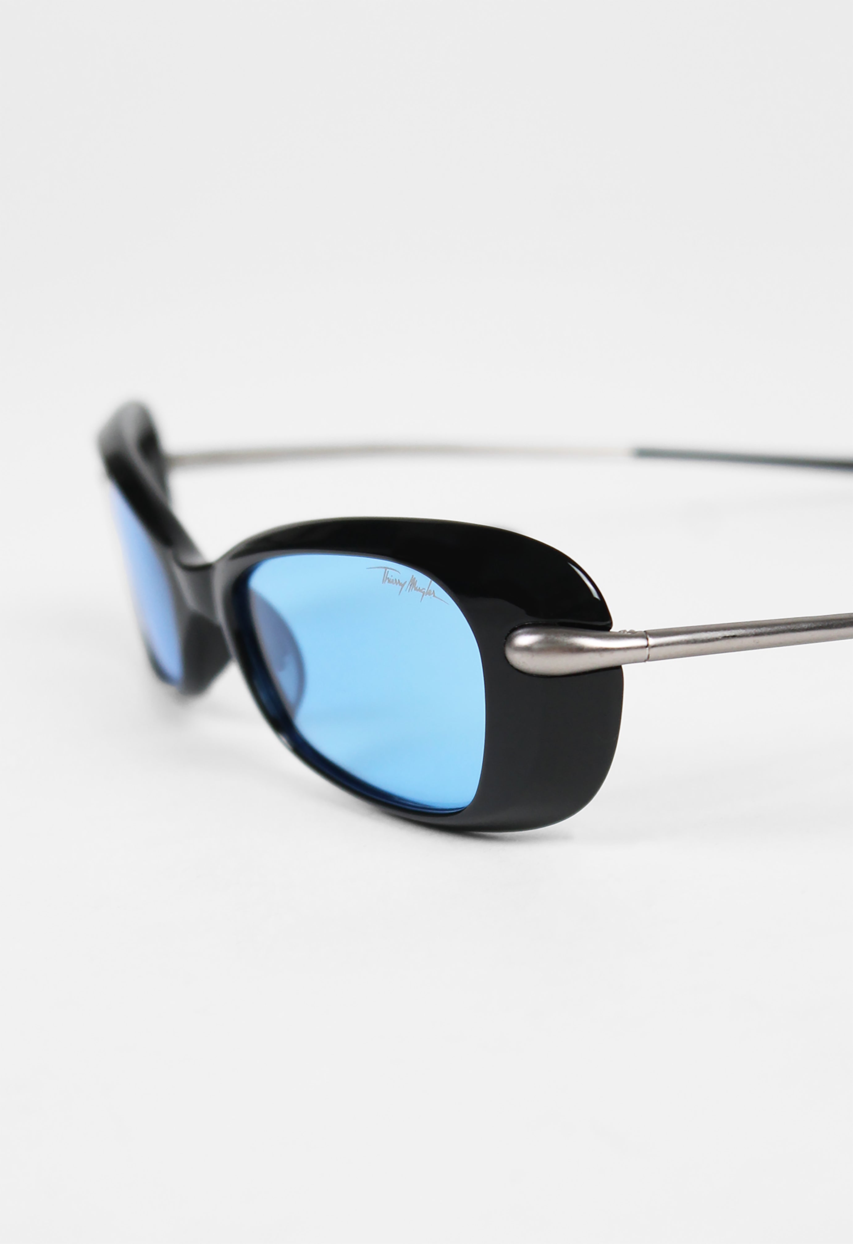 THIERRY MUGLER FW 2001 ANGULAR GOGGLE SUNGLASSES