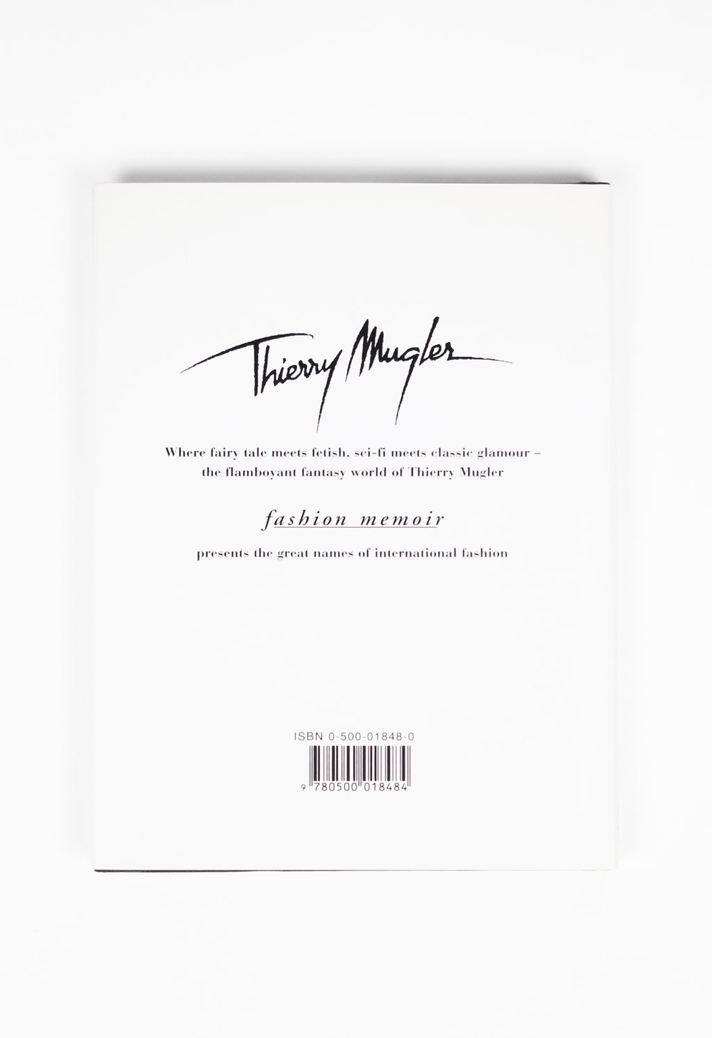 THIERRY MUGLER FASHION MEMOIR 1998