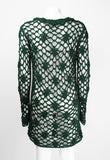 YOHJI YAMAMOTO FW 1991 CROCHET KNIT DRESS