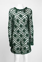 YOHJI YAMAMOTO FW 1991 CROCHET KNIT DRESS