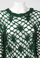 YOHJI YAMAMOTO FW 1991 CROCHET KNIT DRESS